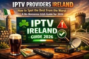 Best IPTV Providers Ireland features including server quality support and Irish channel coverage