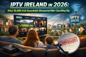 IPTV Ireland streaming live GAA Premier League and RTÉ on Fire Stick and Smart TV in Irish household 2026